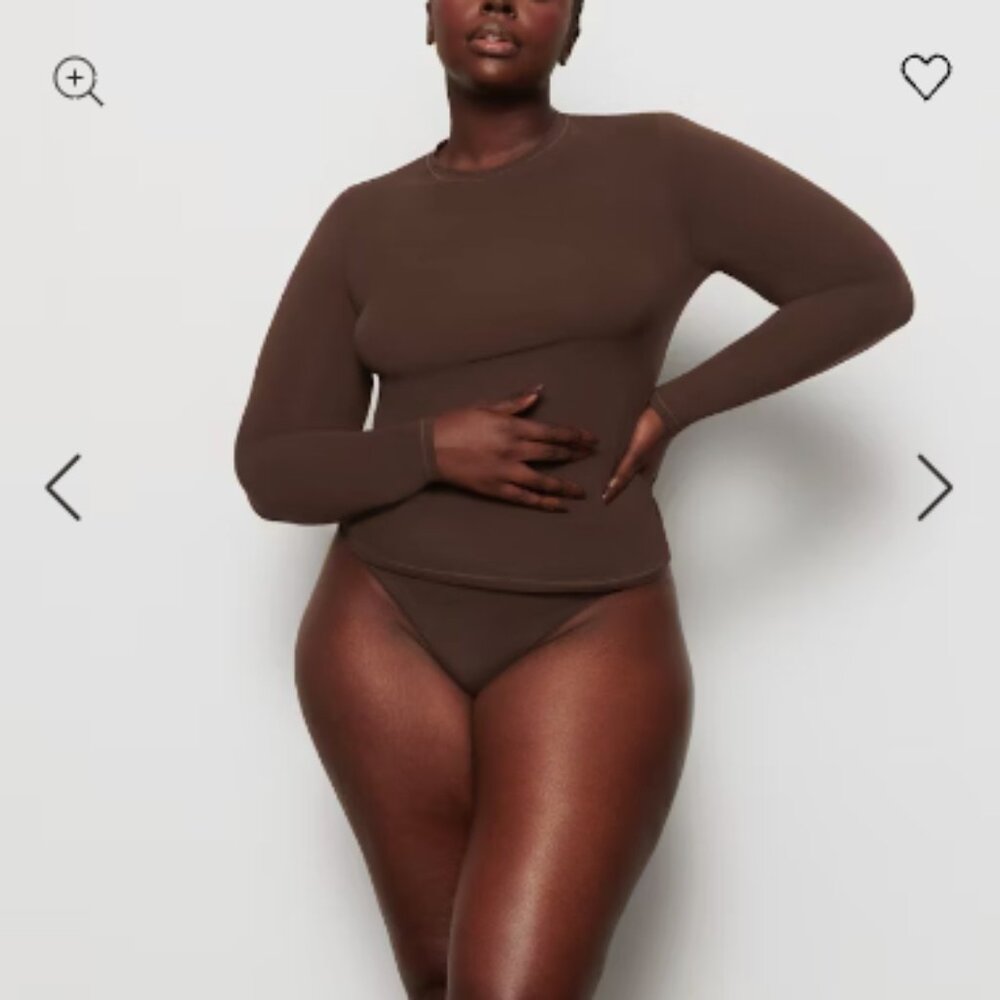 Fits Everybody Long Sleeve T-Shirt Cocoa